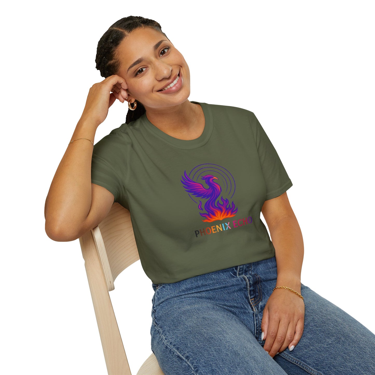 Your Truth Matters Shirt, Phoenix Echo Pride+ T-Shirt – Unisex Fit, LGBTQIA+ Affirming, Softstyle Comfort