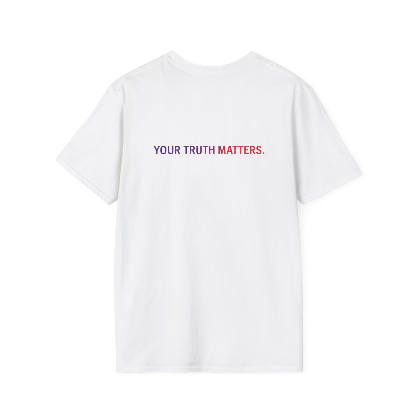 Your Truth Matters Shirt, Phoenix Echo Pride+ T-Shirt – Unisex Fit, LGBTQIA+ Affirming, Softstyle Comfort